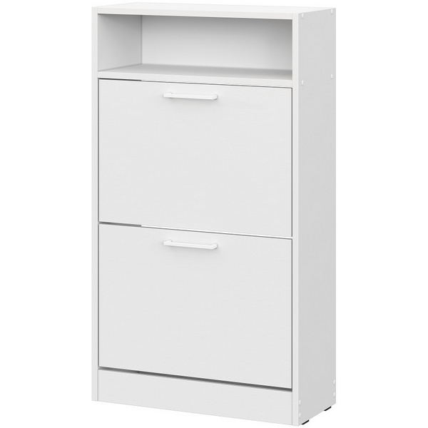 Изображение товара Обувница Арника ОБ 1 Серия 3 Белая текстурная для прихожей вместительная