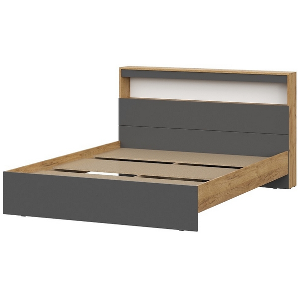 

Кровать Арника с проложками 160х200 Вена, Дуб золотой, Графит серый, Серый;темное дерево, Вена 00-00164540