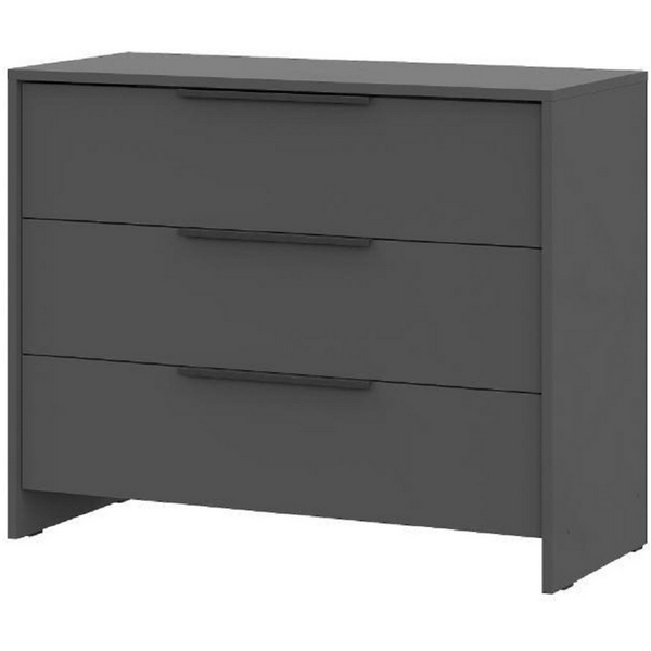 

Комод Арника 3 ящика Камелия 1, Графит, Серый, Камелия 00-00164685