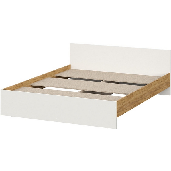 

Кровать Арника с проложками 160х200 Денвер, Дуб золотой, Белый шагрень, Денвер 00-00166399