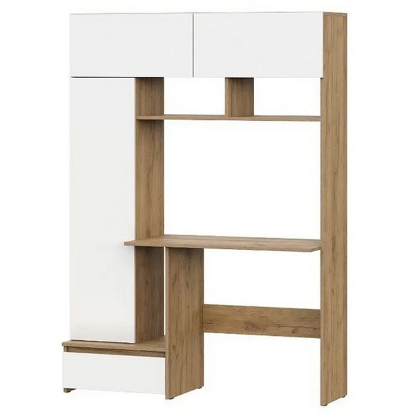 

Стол компьютерный Арника Некст 1, Дуб Золотой, Белый, Темное дерево;белый, НЕКСТ 00-00231236