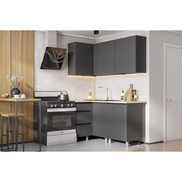 

Кухня Денвер Арника (без столешницы). Композиция 6, Серый, Денвер 00-00263008