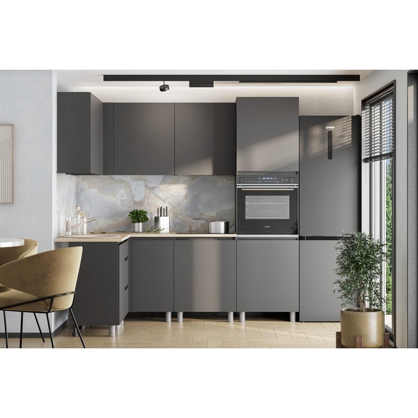 Изображение товара Кухня Денвер Арника без столешницы серый мебельный набор для кухни