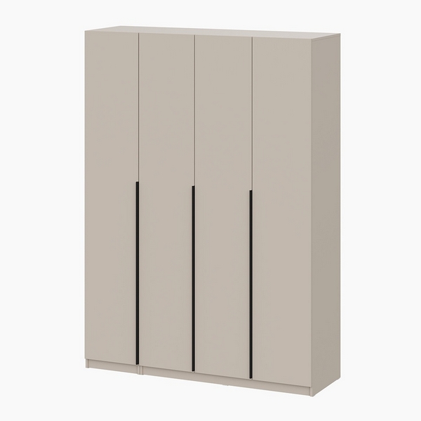 

Шкаф распашной с наполнением Арника (9 полок + штанга) ШК 5, Меланж, Бежевый, ШК Н00187771