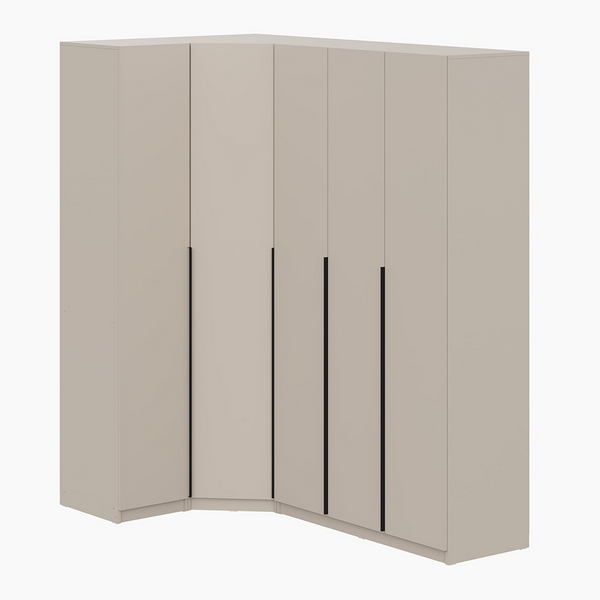 

Шкаф с наполнением Арника (14 полок + 2 штанги) ШК 5, Меланж, Бежевый, ШК Н00187774