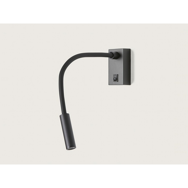 

Спот для чтения светодиодный на гибкой ножке с выключателем Aromas del Campo Flexor A1151 Matt black, Черный, Flexor A1151 Matt black