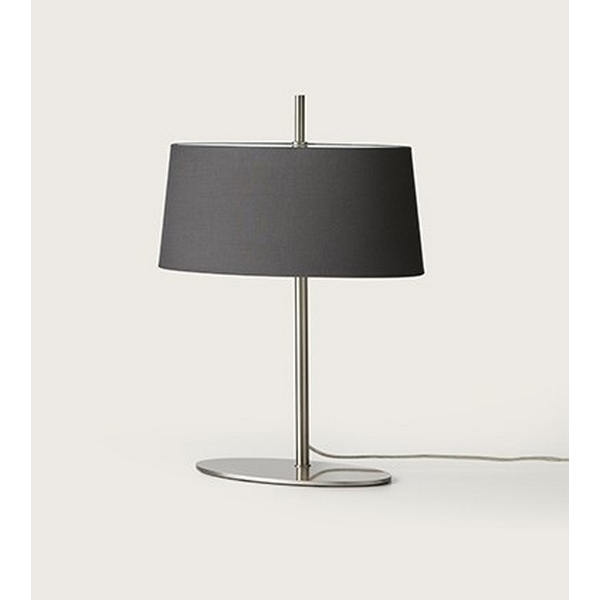 

Настольная лампа Aromas del Campo Ona S1029 Nickel/ Smooth black shade, Черный, Ona S1029 Nickel/ Smooth black shade