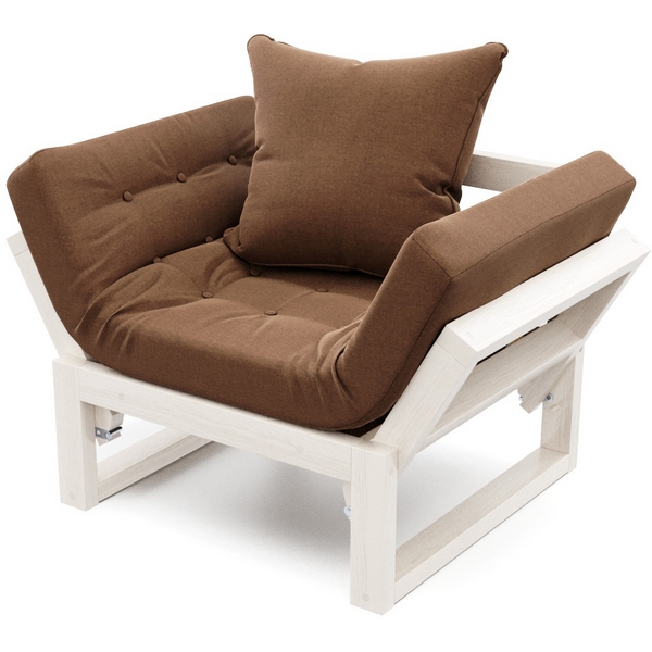 

Кресло Arsko Амбер беленый дуб коричневая рогожка, Коричневый, Амбер 19337