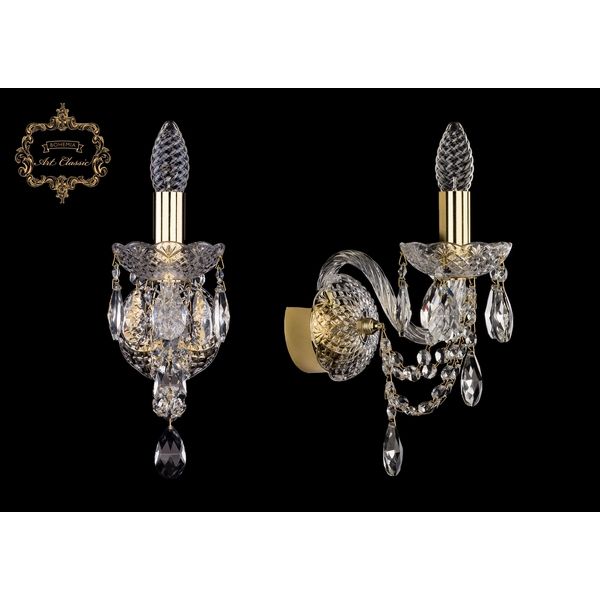

Хрустальное бра Art Classic 45271 10.12.1.141.Gd.Sp, Золото, 11.12 10.12.1.141.Gd.Sp