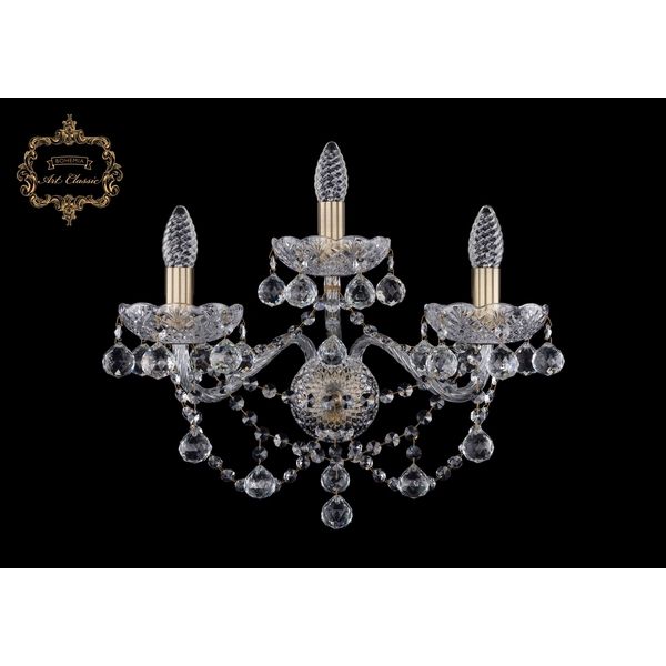 

Хрустальное бра Art Classic 46327 10.26.2+1.200.XL.Br.B, Бронза, 11.26 10.26.2+1.200.XL.Br.B