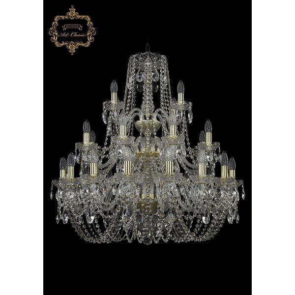 

Хрустальная подвесная люстра Art Classic 45241 11.11.16+8+4.300.3d.Gd.Sp подсвечник, Прозрачный, 11.11 11.11.16+8+4.300.3d.Gd.Sp