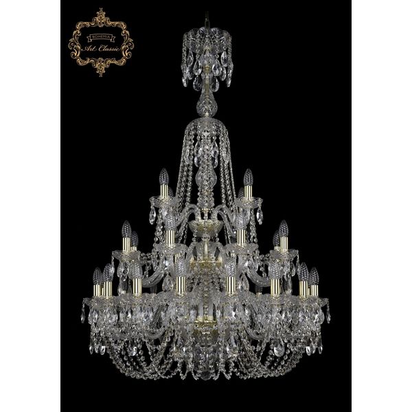 

Хрустальная подвесная люстра Art Classic 45241 11.11.16+8+4.300.3d.XL-128.Gd.Sp, Прозрачный, 11.11 11.11.16+8+4.300.3d.XL-128.Gd.Sp