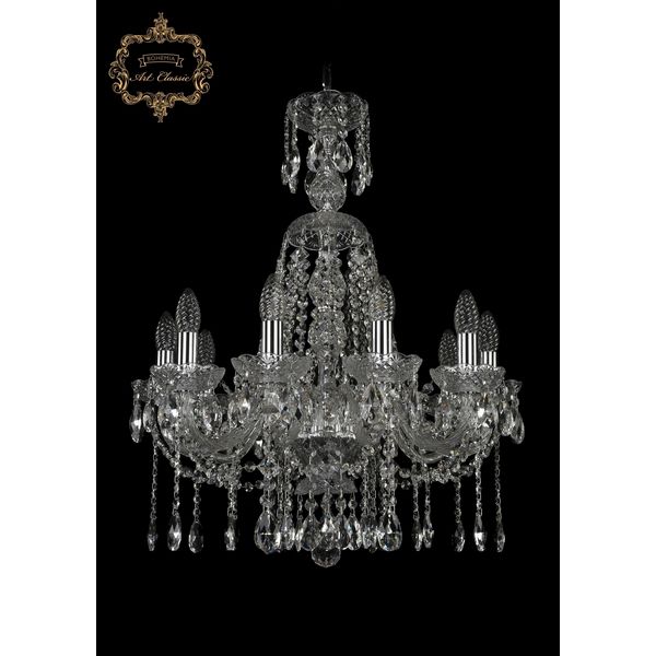 

Хрустальная подвесная люстра Art Classic 45271 11.12.10.195.XL-68.Cr.Sp, Прозрачный, 11.12 11.12.10.195.XL-68.Cr.Sp