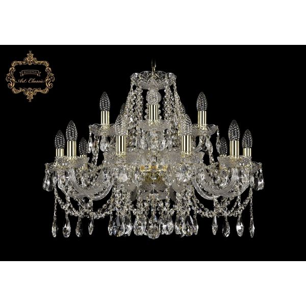 

Хрустальная подвесная люстра Art Classic 45271 11.12.10+5.240.Gd.Sp подсвечник, Прозрачный, 11.12 11.12.10+5.240.Gd.Sp