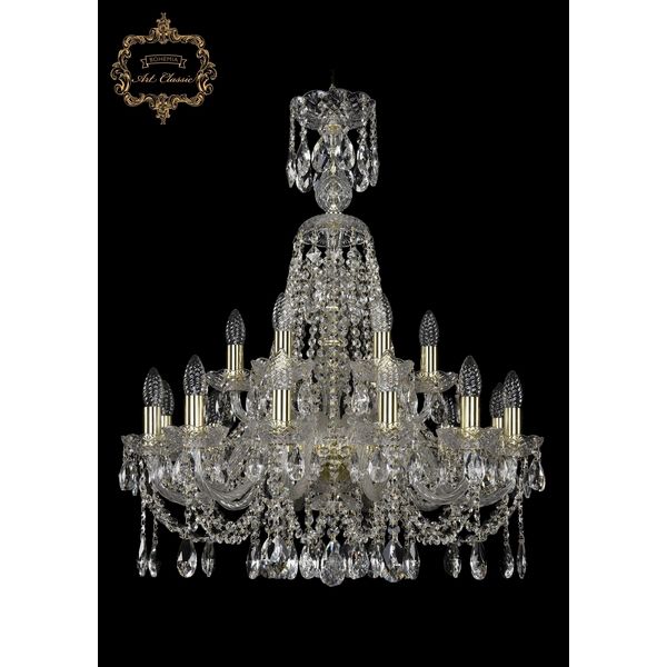 

Хрустальная подвесная люстра Art Classic 45271 11.12.12+6.240.XL-82.Gd.Sp подсвечник, Прозрачный, 11.12 11.12.12+6.240.XL-82.Gd.Sp
