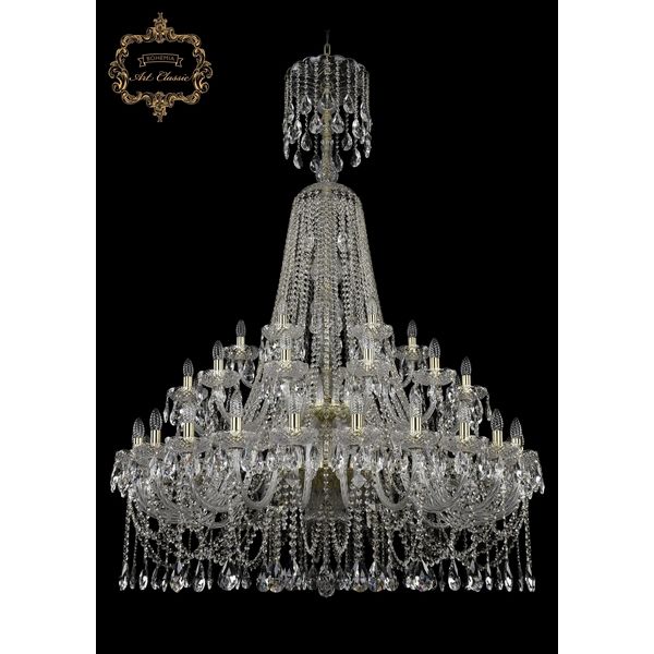 

Хрустальная подвесная люстра Art Classic 45271 11.12.24+12+6.460.2d.XL-180.Gd.Sp, Прозрачный, 11.12 11.12.24+12+6.460.2d.XL-180.Gd.Sp
