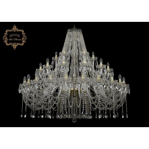 

Хрустальная подвесная люстра Art Classic 45271 11.12.24+12+6.530.Gd.Sp подсвечник, Прозрачный, 11.12 11.12.24+12+6.530.Gd.Sp