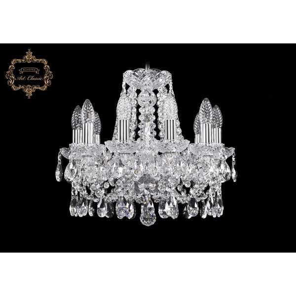 

Хрустальная подвесная люстра Art Classic 44501 11.21.10.141.Cr.Sp, Прозрачный, 11.21 11.21.10.141.Cr.Sp