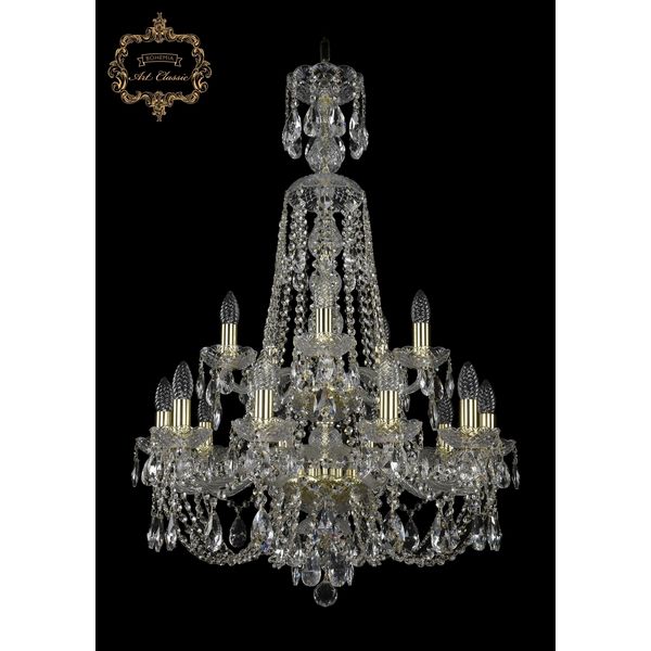 

Хрустальная подвесная люстра Art Classic 44501 11.21.10+5.220.2d.XL-96.Gd.Sp, Прозрачный, 11.21 11.21.10+5.220.2d.XL-96.Gd.Sp