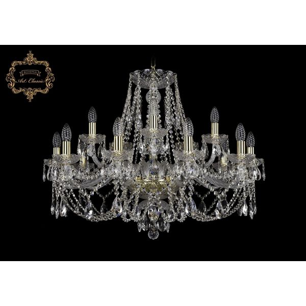 

Хрустальная подвесная люстра Art Classic 44501 11.21.10+5.300.Gd.Sp подсвечник, Прозрачный, 11.21 11.21.10+5.300.Gd.Sp