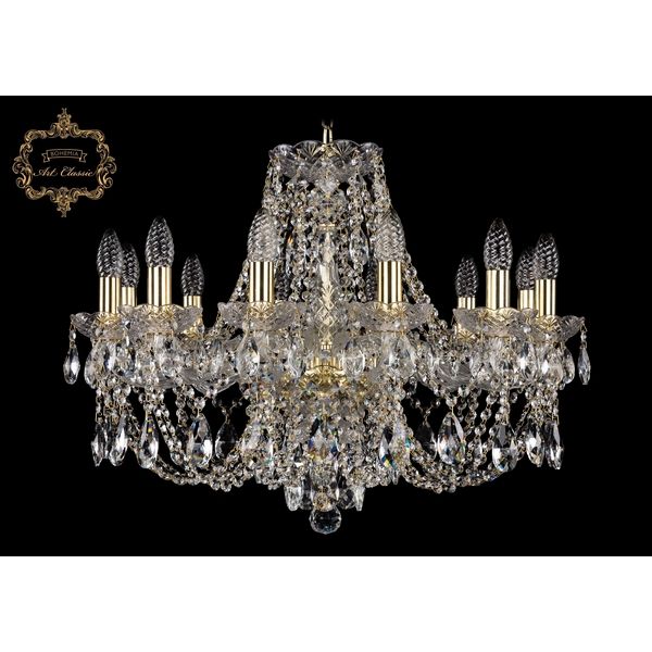 

Хрустальная подвесная люстра Art Classic 44501 11.21.12.220.Gd.Sp, Прозрачный, 11.21 11.21.12.220.Gd.Sp