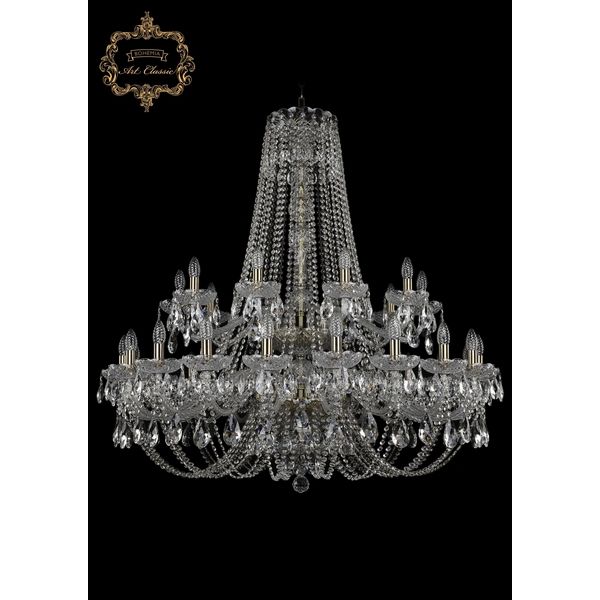 

Хрустальная подвесная люстра Art Classic 44501 11.21.20+10.400.2d.Br.Sp, Прозрачный, 11.21 11.21.20+10.400.2d.Br.Sp