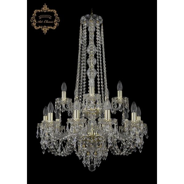 

Хрустальная подвесная люстра Art Classic 45231 11.23.10+5.220.2d.h-96.Gd.Dr, Прозрачный, 11.23 11.23.10+5.220.2d.h-96.Gd.Dr