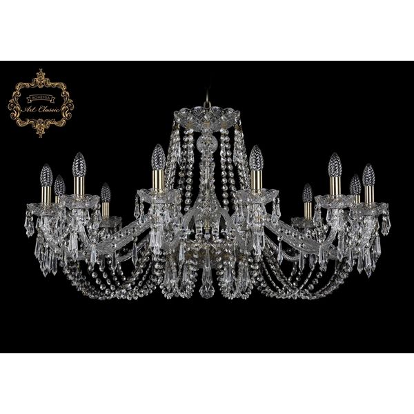 

Хрустальная подвесная люстра Art Classic 45231 11.23.12.360.Br.Dr, Прозрачный, 11.23 11.23.12.360.Br.Dr