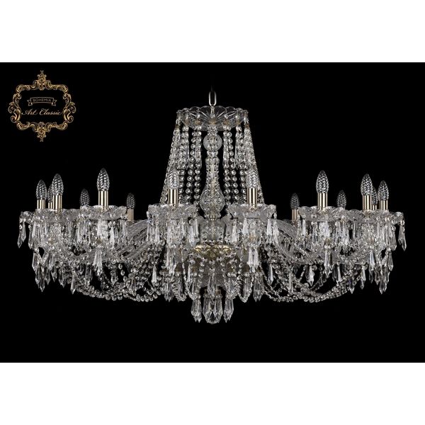 

Хрустальная подвесная люстра Art Classic 45231 11.23.16.400.Br.Dr подсвечник, Прозрачный, 11.23 11.23.16.400.Br.Dr