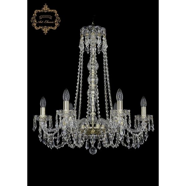 

Хрустальная подвесная люстра Art Classic 45231 11.23.6.220.h-70.Gd.Dr, Прозрачный, 11.23 11.23.6.220.h-70.Gd.Dr
