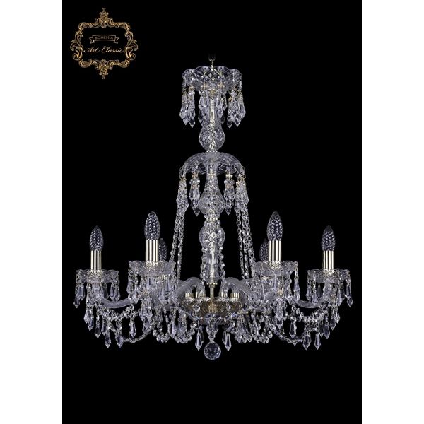 

Хрустальная подвесная люстра Art Classic 45231 11.23.6.220.XL-70.Gd.Dr, Прозрачный, 11.23 11.23.6.220.XL-70.Gd.Dr