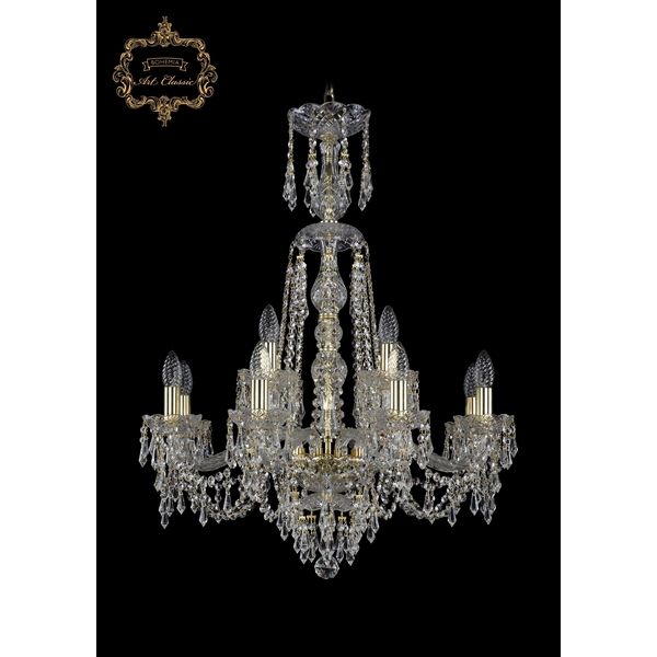 

Хрустальная подвесная люстра Art Classic 45231 11.23.8+4.220.XL-80.Gd.Dr, Прозрачный, 11.23 11.23.8+4.220.XL-80.Gd.Dr