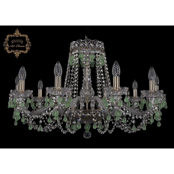 

Хрустальная подвесная люстра Art Classic 45597 11.24.10.300.Br.V5001, Прозрачный, 11.24 11.24.10.300.Br.V5001
