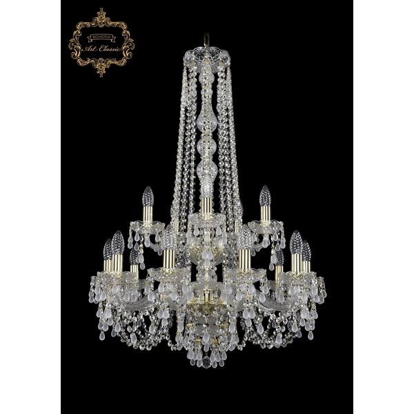 

Хрустальная подвесная люстра Art Classic 45597 11.24.10+5.220.2d.h-94.Gd.V0300, Прозрачный, 11.24 11.24.10+5.220.2d.h-94.Gd.V0300