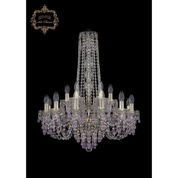 

Хрустальная подвесная люстра Art Classic 45597 11.24.12+6.220.h-80.Gd.V7010, Прозрачный, 11.24 11.24.12+6.220.h-80.Gd.V7010