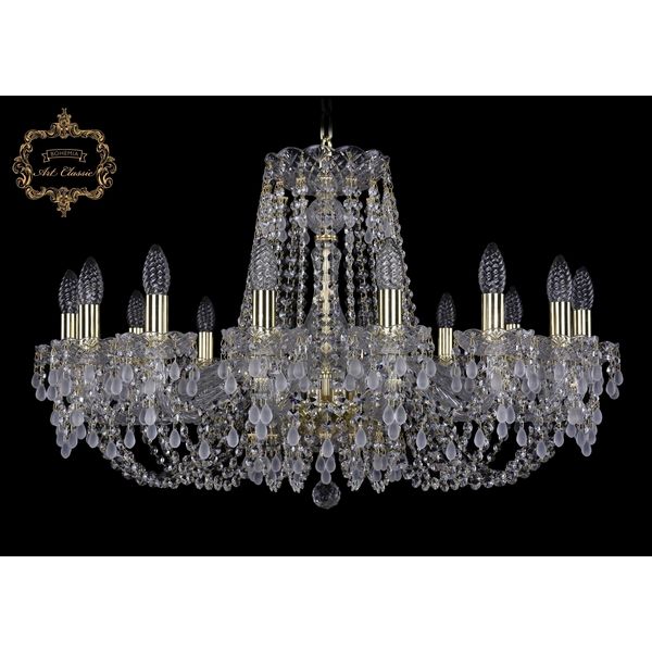 

Хрустальная подвесная люстра Art Classic 45597 11.24.16.300.Gd.V0300, Прозрачный, 11.24 11.24.16.300.Gd.V0300