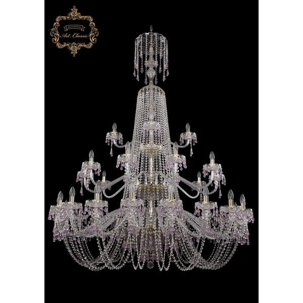 

Хрустальная подвесная люстра Art Classic 45597 11.24.20+10+5.530.3d.XL-194.Gd.V7010, Прозрачный, 11.24 11.24.20+10+5.530.3d.XL-194.Gd.V7010