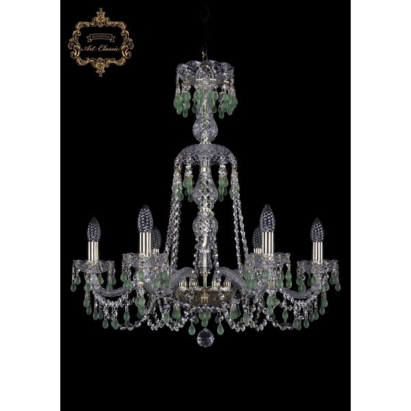 

Хрустальная подвесная люстра Art Classic 45597 11.24.6.220.XL-70.Gd.V5001, Прозрачный, 11.24 11.24.6.220.XL-70.Gd.V5001