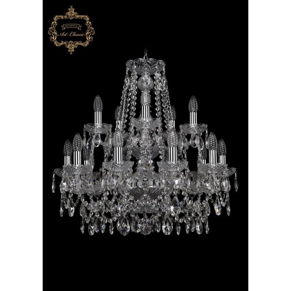 

Хрустальная подвесная люстра Art Classic 45962 11.25.10+5.220.2d.Cr.Sp, Прозрачный, 11.25 11.25.10+5.220.2d.Cr.Sp