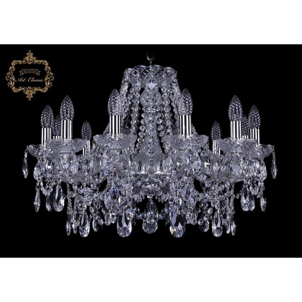 

Хрустальная подвесная люстра Art Classic 45962 11.25.12.220.Cr.Sp, Прозрачный, 11.25 11.25.12.220.Cr.Sp