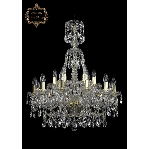 

Хрустальная подвесная люстра Art Classic 45962 11.25.12+6.220.XL-80.Gd.Sp, Прозрачный, 11.25 11.25.12+6.220.XL-80.Gd.Sp