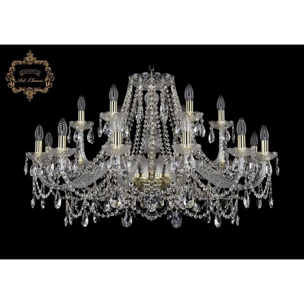 

Хрустальная подвесная люстра Art Classic 45962 11.25.12+6.360.Gd.Sp подсвечник, Прозрачный, 11.25 11.25.12+6.360.Gd.Sp