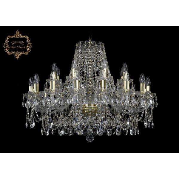

Хрустальная подвесная люстра Art Classic 45962 11.25.16+8.300.Gd.Sp подсвечник, Прозрачный, 11.25 11.25.16+8.300.Gd.Sp