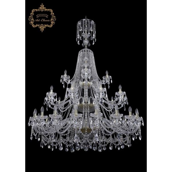 

Хрустальная подвесная люстра Art Classic 45962 11.25.20+10+5.530.3d.XL-196.Gd.Sp, Прозрачный, 11.25 11.25.20+10+5.530.3d.XL-196.Gd.Sp