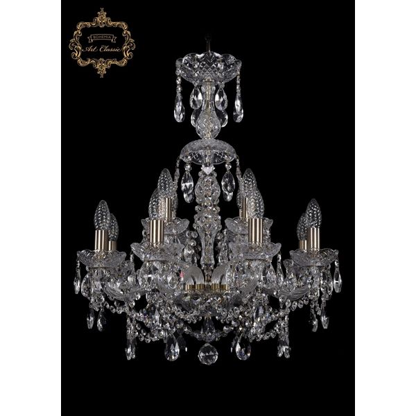 

Хрустальная подвесная люстра Art Classic 45962 11.25.8+4.200.XL-66.Br.Sp, Прозрачный, 11.25 11.25.8+4.200.XL-66.Br.Sp