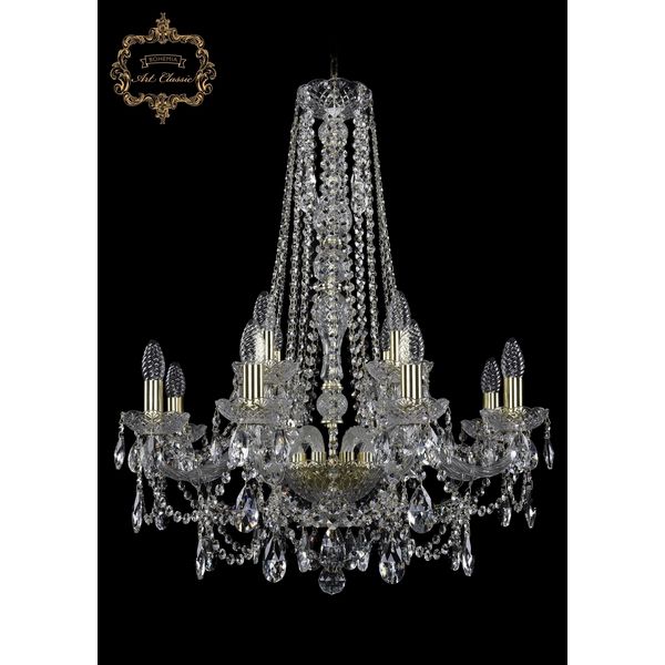 

Хрустальная подвесная люстра Art Classic 45962 11.25.8+4.220.h-80.Gd.Sp, Прозрачный, 11.25 11.25.8+4.220.h-80.Gd.Sp
