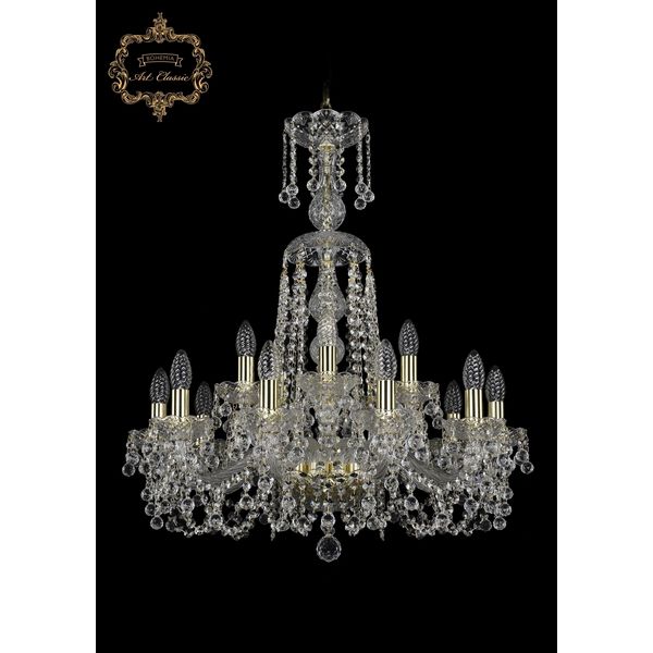 

Хрустальная подвесная люстра Art Classic 46327 11.26.10+5.220.XL-77.Gd.B, Прозрачный, 11.26 11.26.10+5.220.XL-77.Gd.B