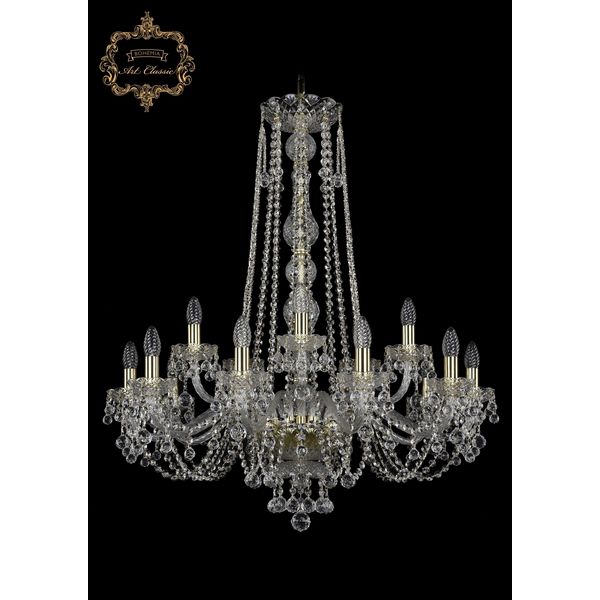 

Хрустальная подвесная люстра Art Classic 46327 11.26.10+5.300.h-95.Gd.B, Прозрачный, 11.26 11.26.10+5.300.h-95.Gd.B