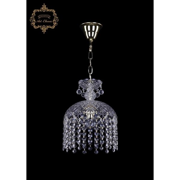 

Хрустальный подвесной светильник Art Classic Универсальная 14.01.1.d22.Gd.R, Прозрачный, Универсальная 14.01.1.d22.Gd.R