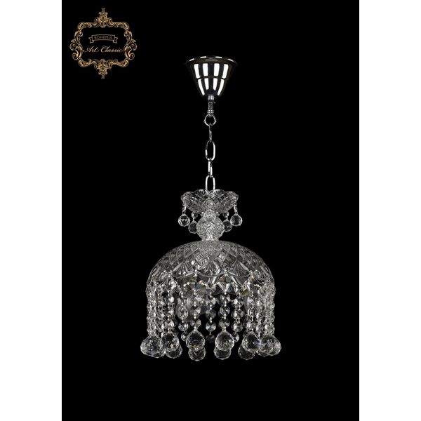 

Хрустальный подвесной светильник Art Classic Универсальная 14.01.3.d22.Cr.B, Прозрачный, Универсальная 14.01.3.d22.Cr.B